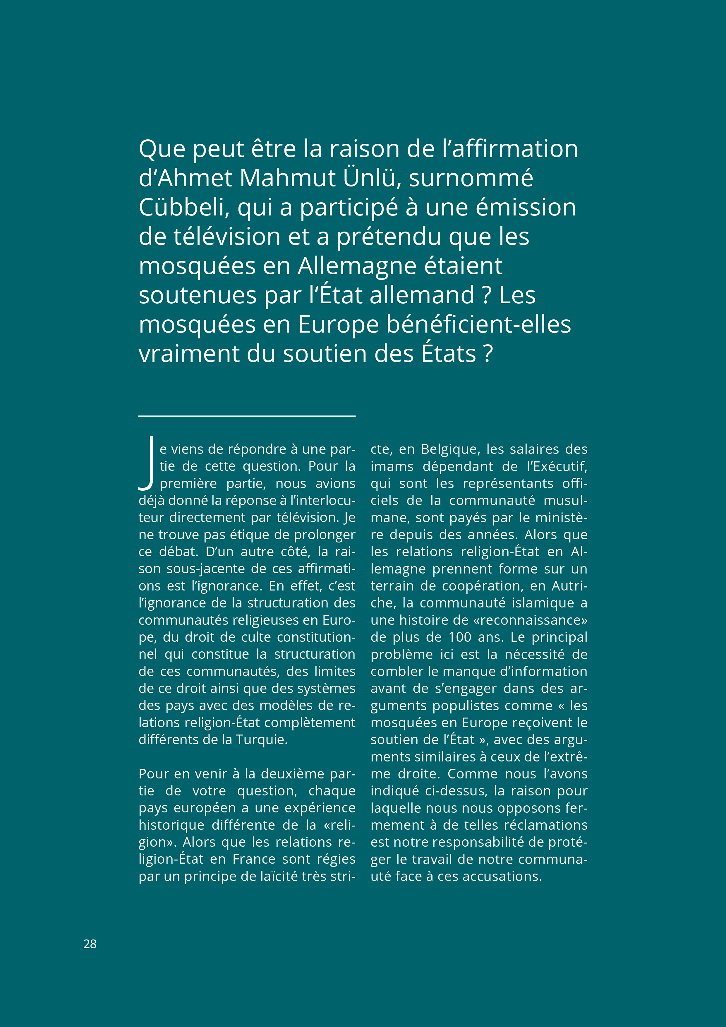 Le Passé et le Présent de l'IGMG/CIMG